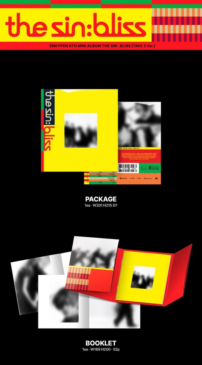 ENHYPEN [THE SIN:BLISS] 8th Mini Album ALL VER. SET (Set of 13