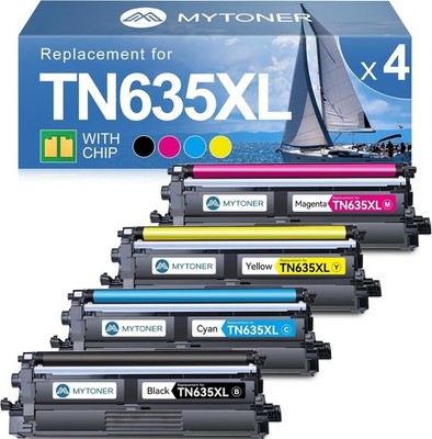 MYTONER Compatible Toner Cartridge Replacement for Brother TN635XL TN-635XL...