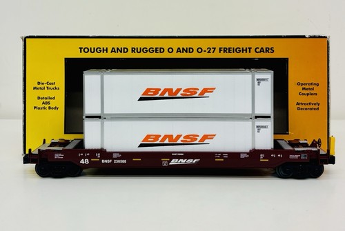 MTH RailKing BNSF Husky Stack Car con ETD 30-76757 | Condition: Used