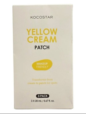 Kocostar 3PK Yellow Cream Patch For Early-Stage Spots Makeup Friendly Korean NEW