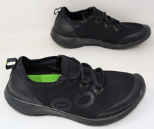 Oofos OOmg eeZee Womens 8 Shoes Slip On Black Recovery Low Sneakers Comfort