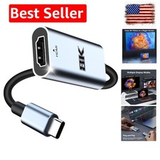 USB C to HDMI 2.1 Adapter 8K 60Hz,4K 144Hz , Type C to HDMI Adapter 48Gbps/...