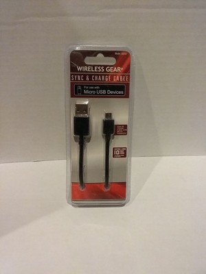 Wireless Gear MicroUSB Charger 10 Feet Long