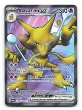 Alakazam ex 188/165 Scarlet & Violet 151 Holo Ultra Rare Pokemon Card NM