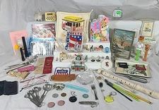 JUNK DRAWER Mixed Reseller Lot of 80+ Estate Sale Flea Market Auction 4+ lbs #6