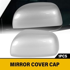 Left Silver Front Door Side Mirror Outer Cover Shell For Toyota RAV4 2006-2012 .