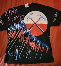 Vintage 1994 Pink Floyd The Wall Marching Hammers AOP T-Shirt NWOT Sz XL