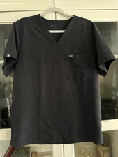 Figs dark grey scrub top men’s scrub top Size Medium