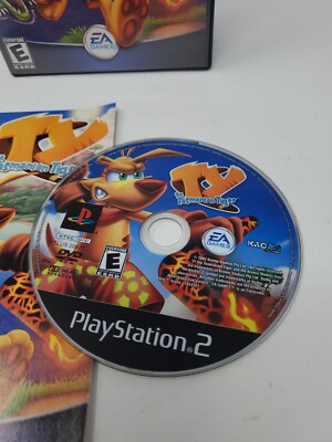 TY THE TASMANIAN TIGER PlayStation 2 PS2 Black Label CIB Complete