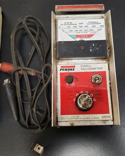 Vintage - Sears / Penske - 244.21015 - Dwell Tachometer - Un-Tested - READ - Foto 1 di 5