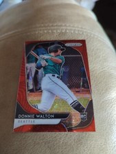 2020 Prizm Tier III Quick Pitch Red Donut Circle /149 Donnie Walton Rookie RC