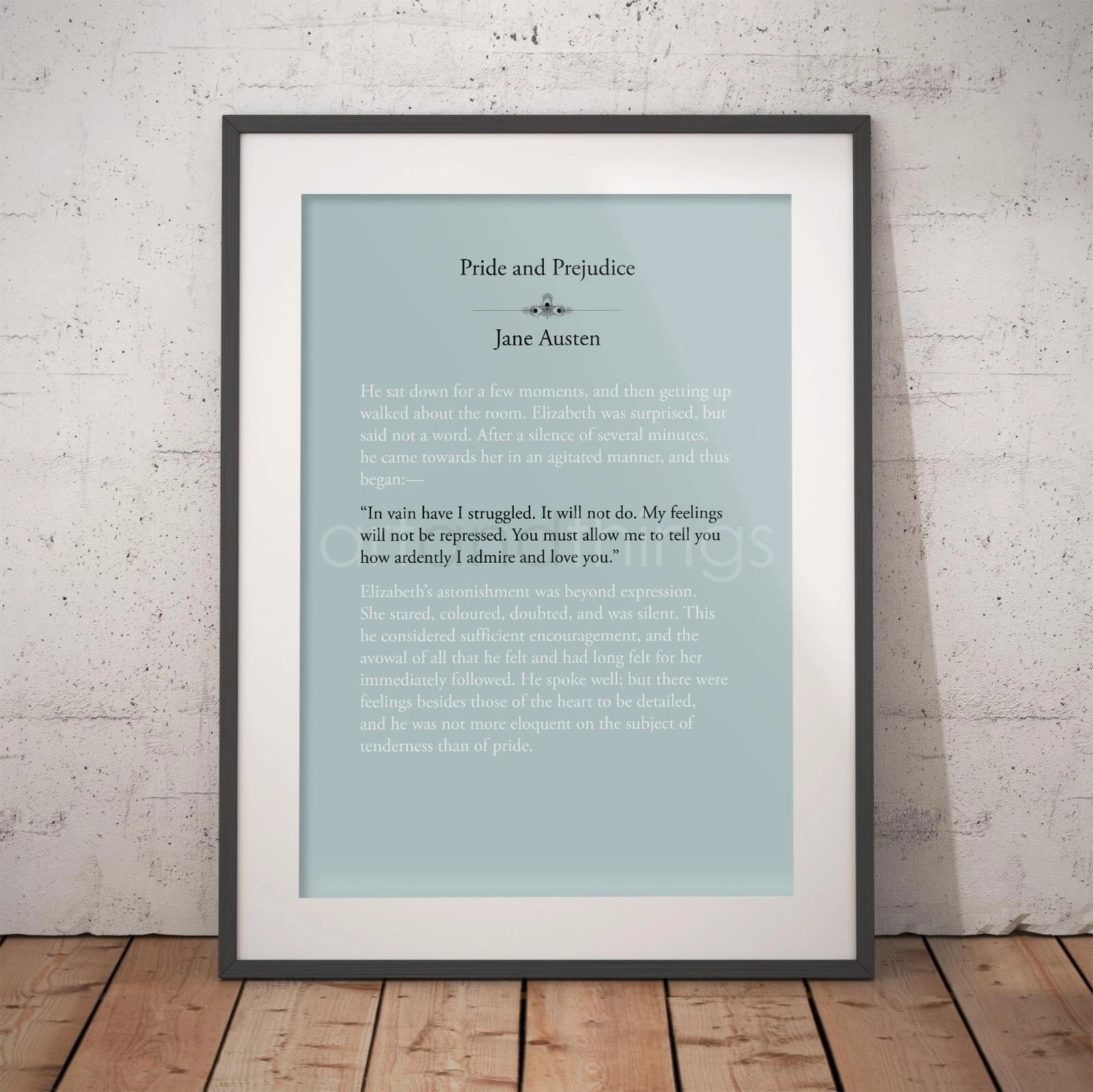 Jane Austen Poster