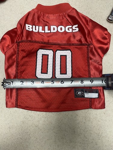 Georgia Bulldog Dog jersey size small. NWOT - Picture 5 of 6