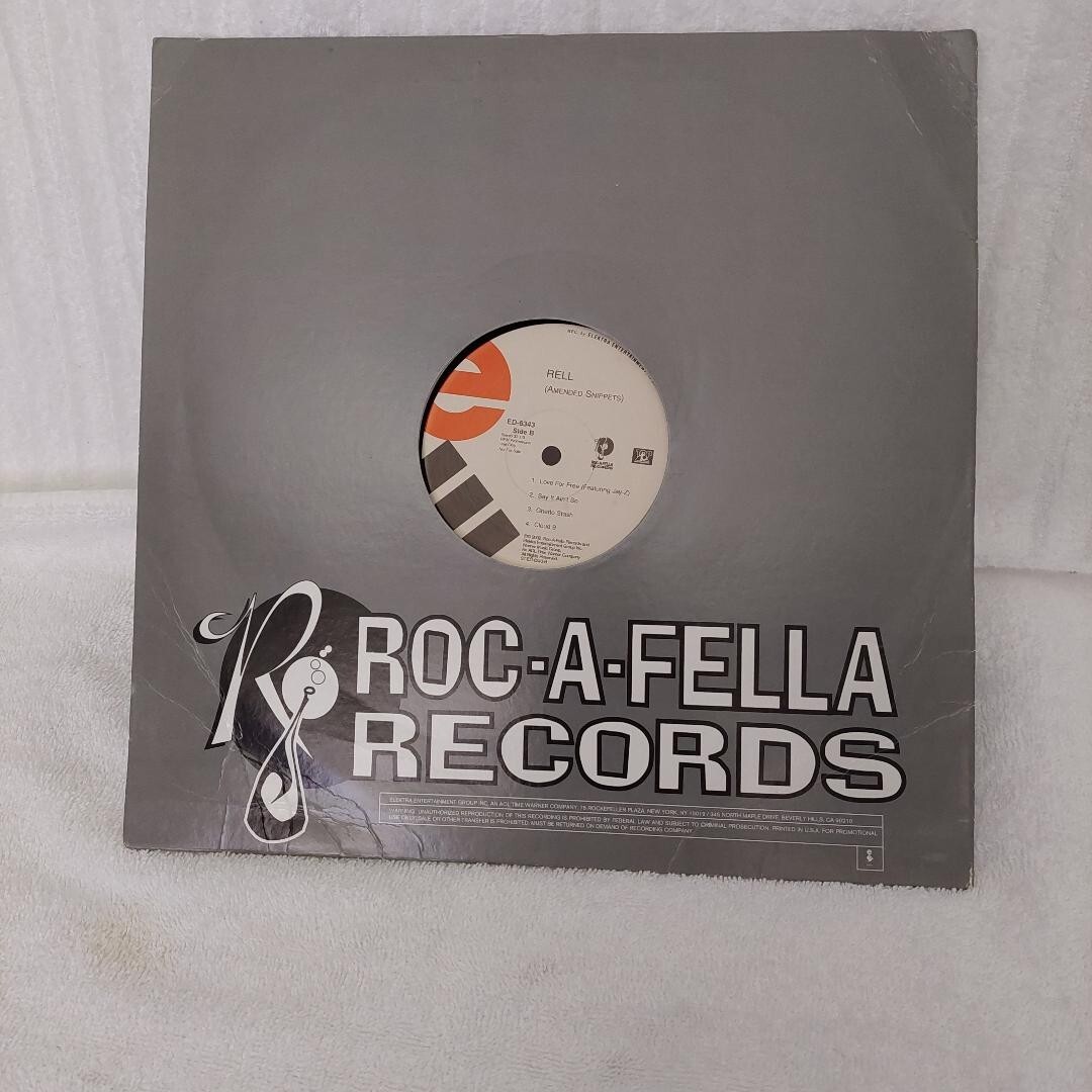 ☆Roc-a-fella Records☆ Poster Vintage 90s Rare Vintage 90s Jay Z Roc-a-Fella Records Original 8x10