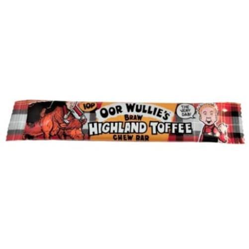OOR WULLIE'S HIGHLAND TOFFEE CHEW BARS SELECT 15, 30 OR 72, PARTY