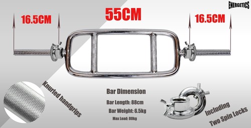 Barbell Bar - Dumbell Bar - Tricep Bar - Ez Curl Bar - Weight Plates Weight Bar - Picture 5 of 8