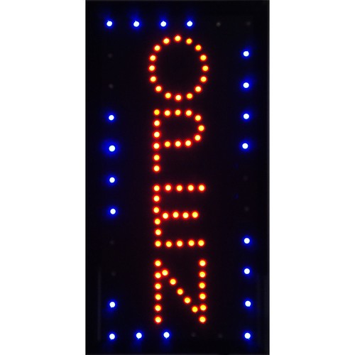 Letrero de negocios con luz LED de neón ultra brillante pantalla de movimiento animada abierta con encendido/apagado - Imagen 8 de 33