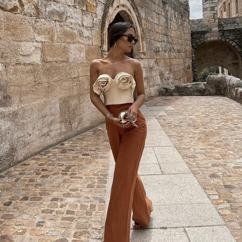 Top bustier best sale zara