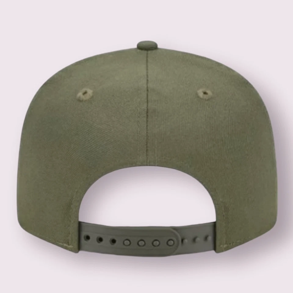 Los Angeles Dodgers 9FIFTY Adjustable - MLB New Era Hat - Olive Green Snapback - Image 2 of 3