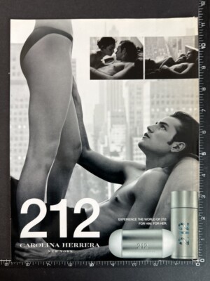 Carolina Herrera - 212 9x11'' Magazin Mode Werbung M129