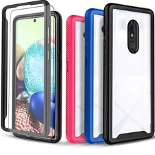 For LG Journey Lte Case Phone Cover Shockproof + Tempered Glass