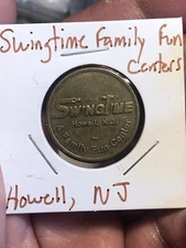 Swing Time Family Fun Center Howell, NJ Arcade Game Token 24mm