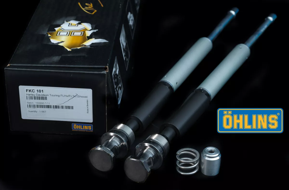 Ohlins Fork Cartridges FKC101 for most 1997 2013 FLH Touring