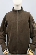 ARCTERYX Vintage made in Canada Three pockets Brown Fleece Full Zip Jacket Sz XL