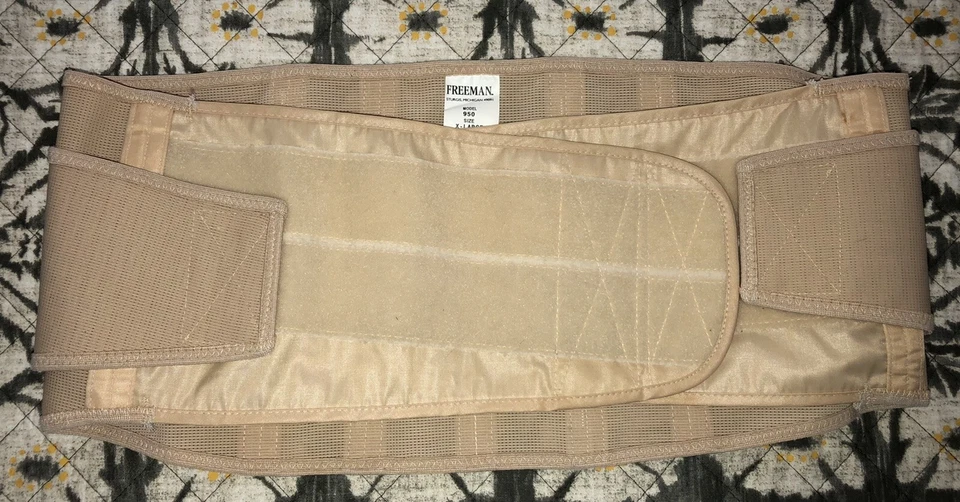 疼痛缓解带下背部腰部支撑支架可调节 X-Large FREEMAN 出品 — 第 4/4 张图片