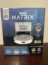 WHITE Shark Matrix Self-Empty Robot Vacuum for Carpet & Hard Floors