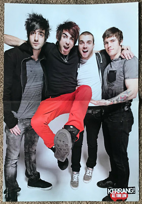 ALL TIME LOW ~ 2011 UK Magazine centrefold poster