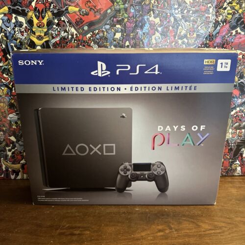 NEW - PlayStation 4 PS4 Days of Play 1 TB - Steel Grey Limited Edition - SEALED! - Picture 1 of 7