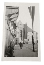 WW2 Era Photo U.S. GIs On City Street