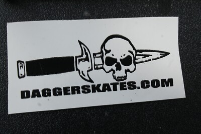 Dagger Skates Thrashin Movie Knife Skull OG Z32A Vintage