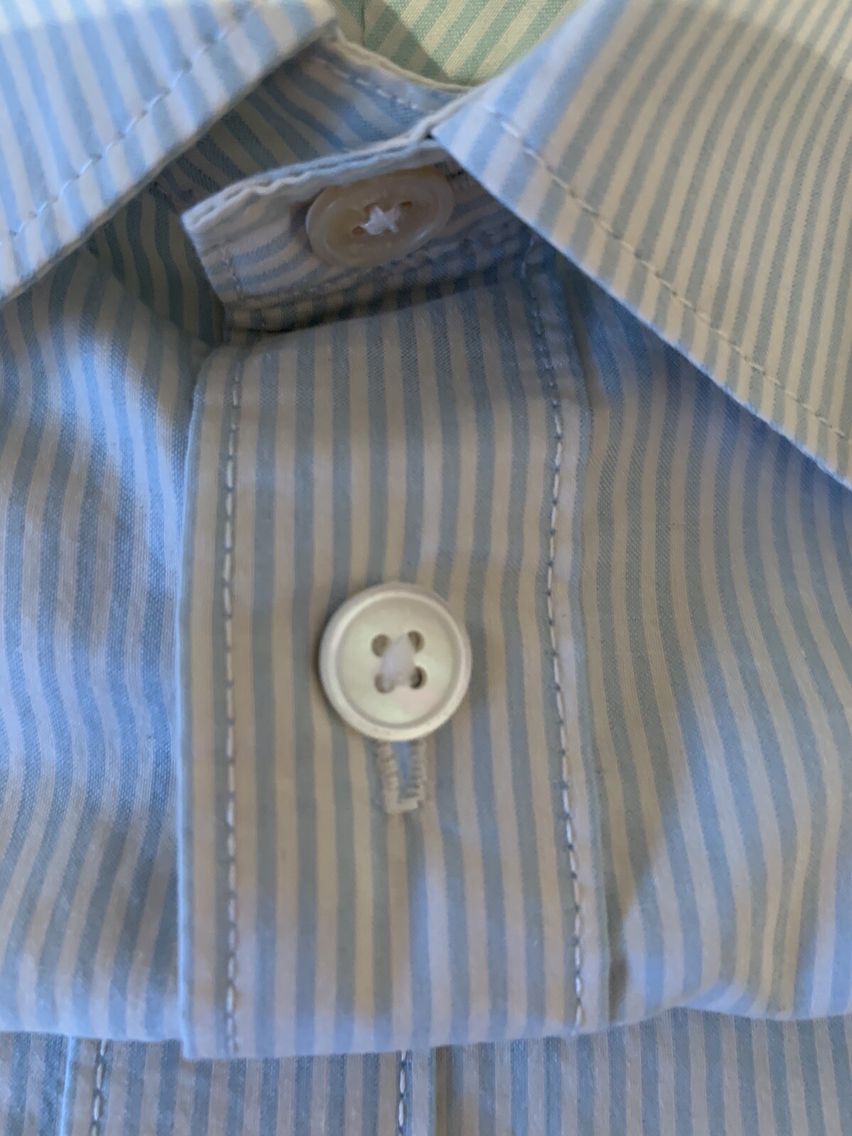 Paul Smith - Long  Sleeve Shirt "JEANS"  Slim Fit Size M Pit to Pit 20 BNWT image 8