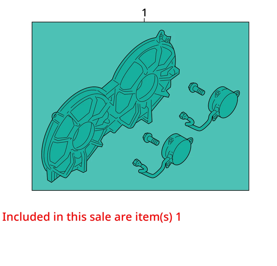 NISSAN MAXIMA  Engine Cooling Motor Fan Assy  3.5L  214813NT0B  2018 2023 32K - Image 3 of 4