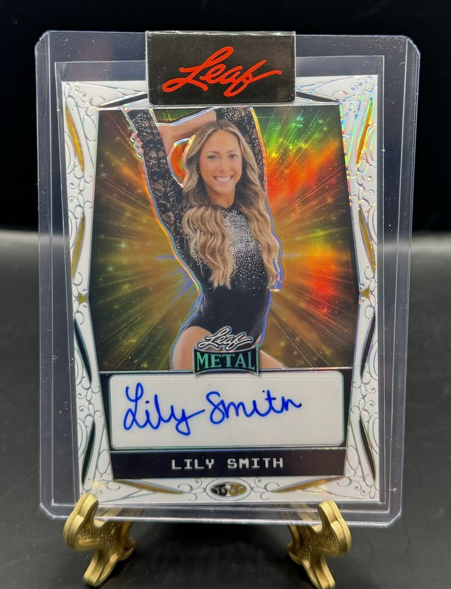 2024 Leaf Metal Auto Lily Smith Gymnastics Autograph Signed