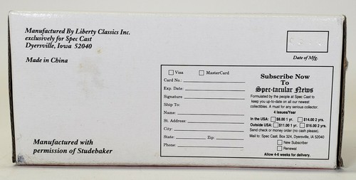 1993 Spec Cast 1916 Studebaker Trust Worthy Hardware Truck Bank Die Cast 1:25 - Picture 5 of 5