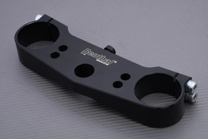 Árbol triple superior RENTHAL CT002 en aluminio negro KAWASAKI KX 125 1999-2001 Foto 2 de 2