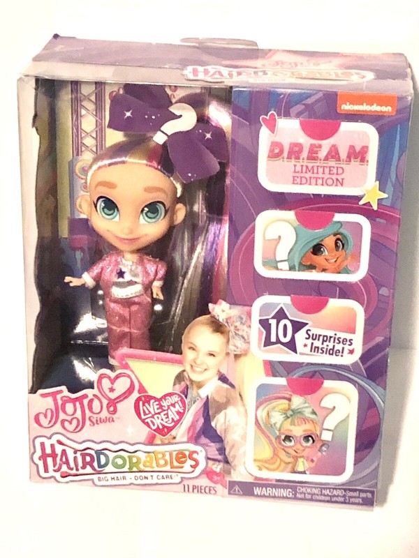 NEW Hairdorables JoJo Siwa DREAM Limited Edition Collectible Doll (10 Surprises)