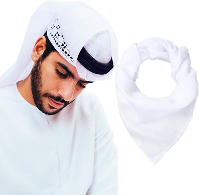 Head Scarf Keffiyeh Shemagh Turban Head Wrap Muslim Arab