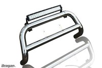 Bull Stange + LED Spot FüR 2012 - 2016 Isuzu Stups Kinn Ein Ec Genehmigt