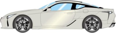 EIDOLON 1/43 LEXUS LC500 Patina Elegance 2020 Sonic Titanium