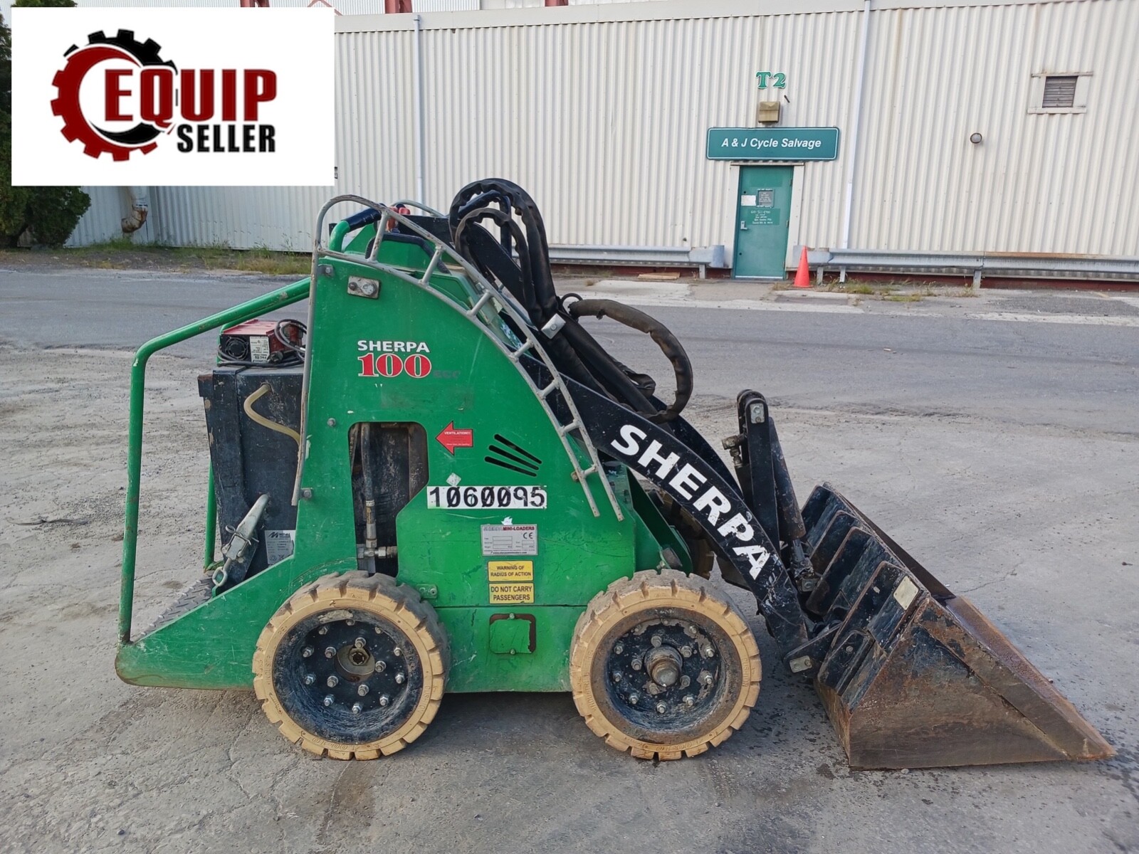 2017 Sherpa SH100E Electric Skid Steer 30 inch Bucket eBay