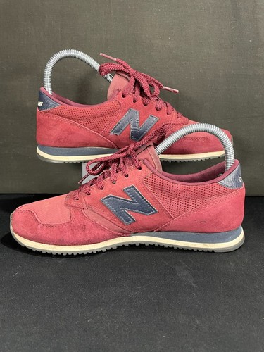 New Balance 420 Burgundy Suede White Trainers Size UK 4.5 U420PBN - Picture 6 of 12