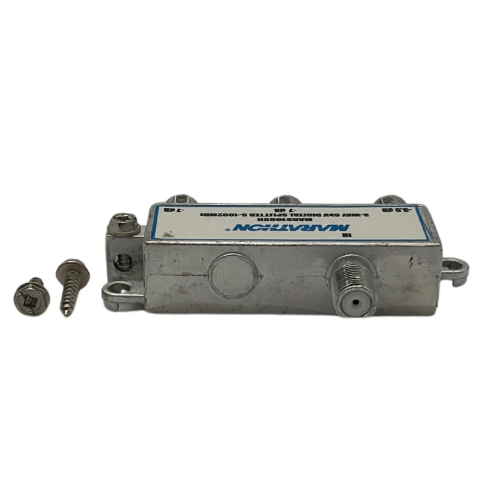 3 WAY MARATHON MARS1003H 5-1002MHz 6kV Digital Coaxial Cable Splitter For HDTV - Image 4 of 4