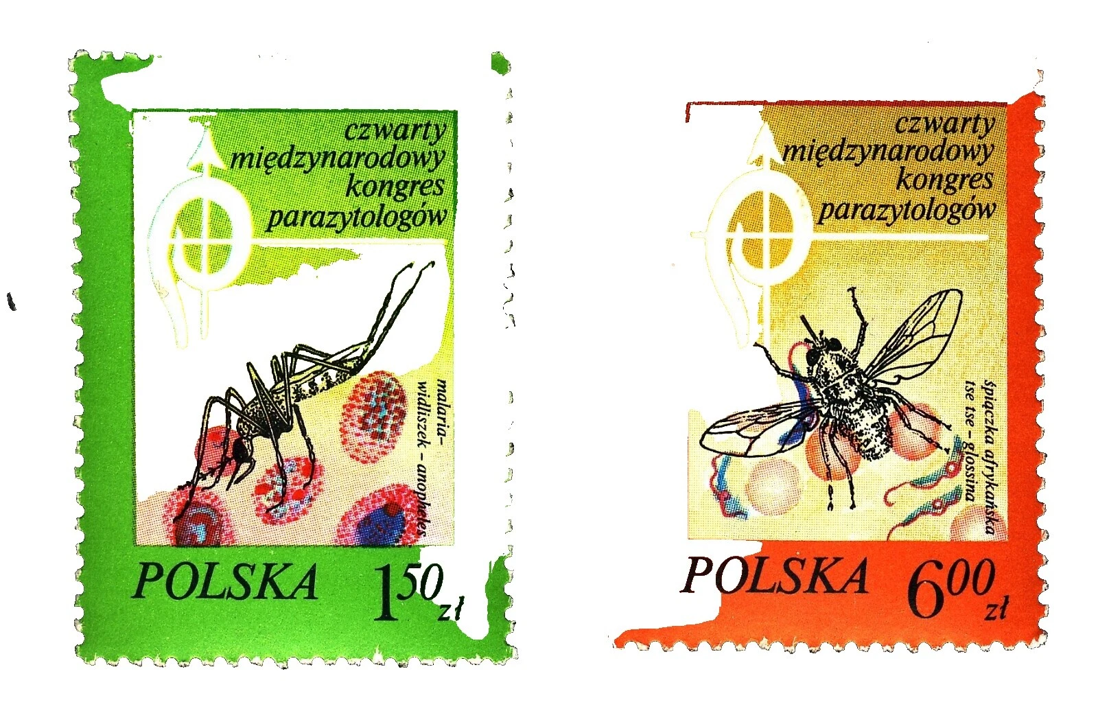 Mint Never Hinged/MNH Insects Polish Stamps