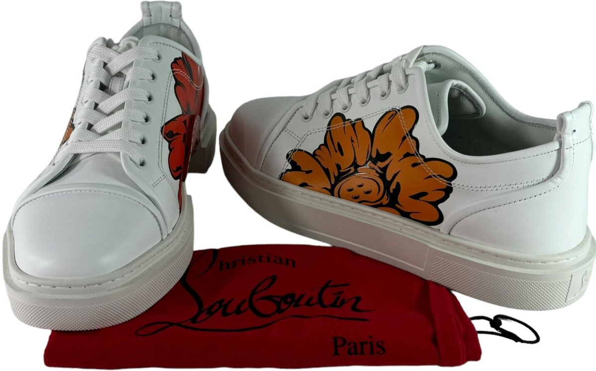 CHRISTIAN LOUBOUTIN White Leather X Shun Sudo Adolon Donna CHRISTIAN LOUBOUTIN White Leather X Shun Sudo Adolon Donna