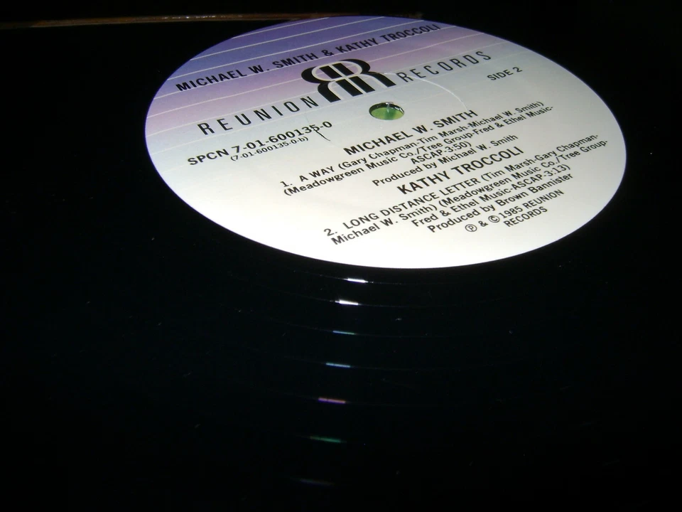 Kathy Troccoli & Michael W. Smith (The Friends Medley) Record Vinyl n/mint lp - Image 3 of 4