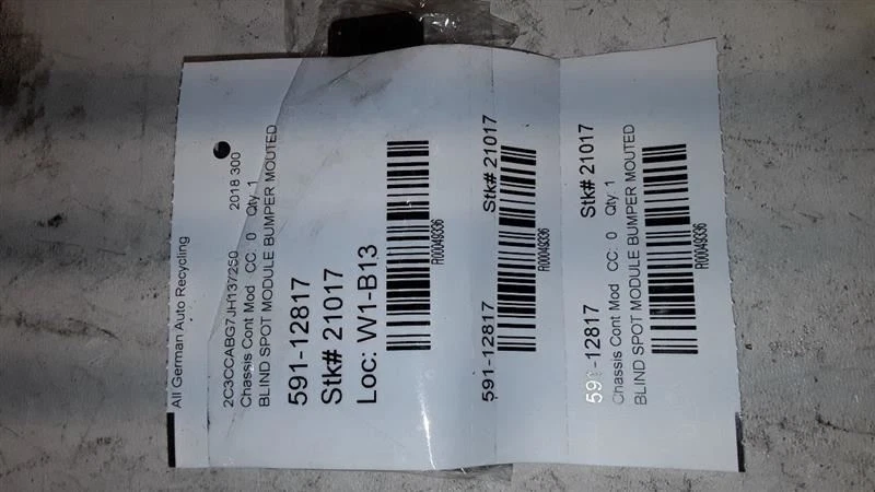  2009 CRYSLER 300 MÓDULO PONTO CEGO PARA-CHOQUE MONTADO - Imagem 3 de 3